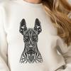 Artistic Great Dane Digital Art - Free PNG