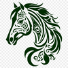 Beautiful Line Art Horse Illustrations in Various Poses A simple line art illustration of a horse in various poses.