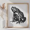 Artistic Toad - Laser Engraver PNG Free Download