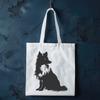 Stunning Sitting Shetland Sheepdog Stencil