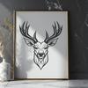 Creative Deer Vector Image