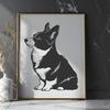 Sitting Welsh Corgi PDFs - Free Commercial Use