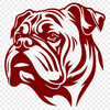 Artistic Bulldog In PNG Format - Free Download