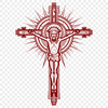 Free Beautiful Crucifix Vector Drawing