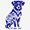 Beautiful Australian Shepherd Drawing - Free DXF Download