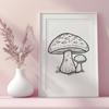 Creative Mushroom - SVG Format