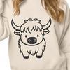 Beautiful Highland Cow DXF - For Sublimation Project