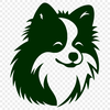 Free Creative Pomeranian Digital Drawing