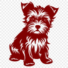 Unique Yorkshire Terrier - For Cricut Project