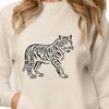 Artistic Standing Tiger Clip Art