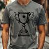 Award Winning Design SVG Trophy Icon SVG graphic of a trophy awarded in sports competitions.