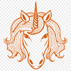 Unicorn Vector Illustration In SVG, PNG, PDF And DXF Formats