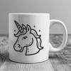 Artistic Unicorn In PDF & PNG