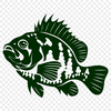 Unique Crappie DXF - Free Commercial Use Download