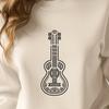 Beautiful Guitar In PDF & PNG