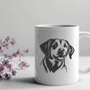 Stunning Labrador Retriever Stencil - Free PDF Download