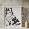 Stunning Shetland Sheepdog - Pet DXF