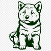 Shiba Inu Vector Image In PNG & SVG - Free Digital Download