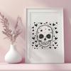 Stunning Skull Drawing - Free PNG