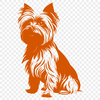 Stunning Yorkshire Terrier In DXF Format - Free Download