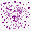 Weimaraner Clipart In SVG, PNG, PDF And DXF File Formats