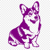 Stunning Sitting Welsh Corgi - PDF