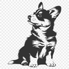 Cute Welsh Corgi PNG