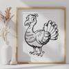 Turkey In DXF Format - Free Digital Download, Commercial Use