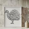 Turkey Drawing In PNG & SVG - Free Digital Download