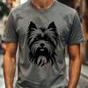 Beautiful Yorkshire Terrier Vector Illustration