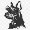 Artistic Yorkshire Terrier Vector Image