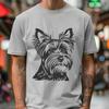 Creative Yorkshire Terrier - Glowforge PNG