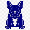 Free Beautiful French Bulldog Digital Artwork