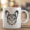 Beautiful French Bulldog In SVG For Free Download