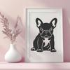 Beautiful French Bulldog - For Laser Engraver Project