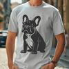 Artistic Sitting French Bulldog DXF