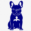 Sitting French Bulldog Clipart