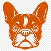 Free Unique French Bulldog Vector Image