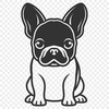 Unique French Bulldog Digital Artwork