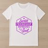 SVG vector graphic quote about friendship, ideal for cutting machines and laser engraving.