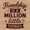A collection of heartfelt quotes about friendship, designed for versatile usage.