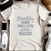 Inspirational quote about the value of close relationships between friends.