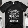 Friends quote illustration in vector format for personal or commercial use.