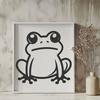 Beautiful Frog Clipart In DXF For Free Download