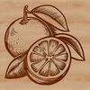 A delicate lemon illustration with detailed texture A digital illustration of a single lemon with intricate details.