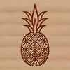 Pineapple Fruit Illustration in SVG Format A detailed illustration of a pineapple in various formats including vector art.