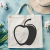 Delicious Vector Fruit A detailed illustration of a single apple, suitable for vector graphics and digital designs.
