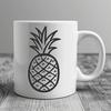 Pineapple SVG, PNG, PDF And DXF Files