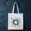 Vibrant Splatter Shape Design A colorful splat shape created as vector art for graphic design.