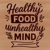 A humorous quote related to food and diet, designed as an SVG file suitable for various uses.
